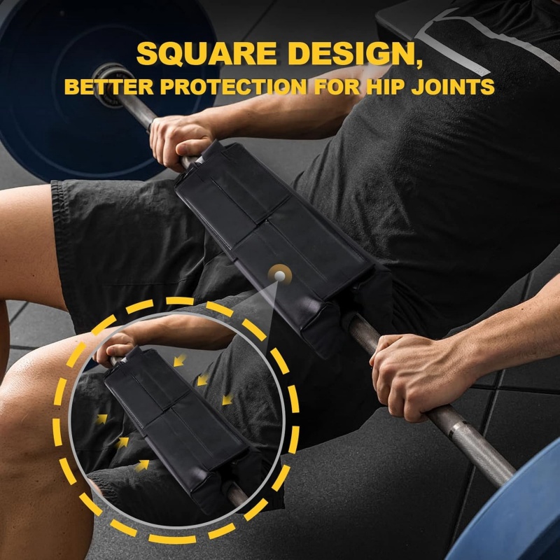 Square Hip Thrust Pad Barbell  - đánh giá và giá Hip Thrust Pad