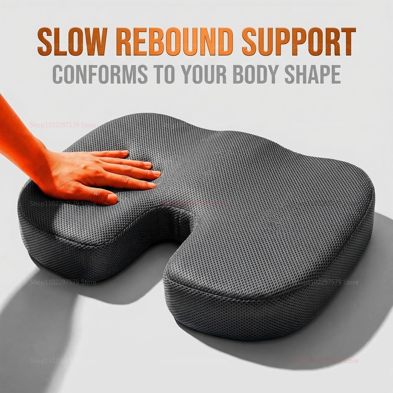 Travel Seat Cushion Memory Foa - đánh giá và giá Hip Thrust Pad