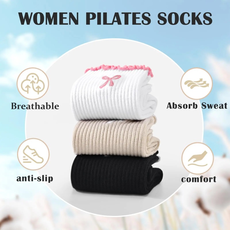 Professional Yoga Socks, Cotto - đánh giá và giá Yoga In Fitness