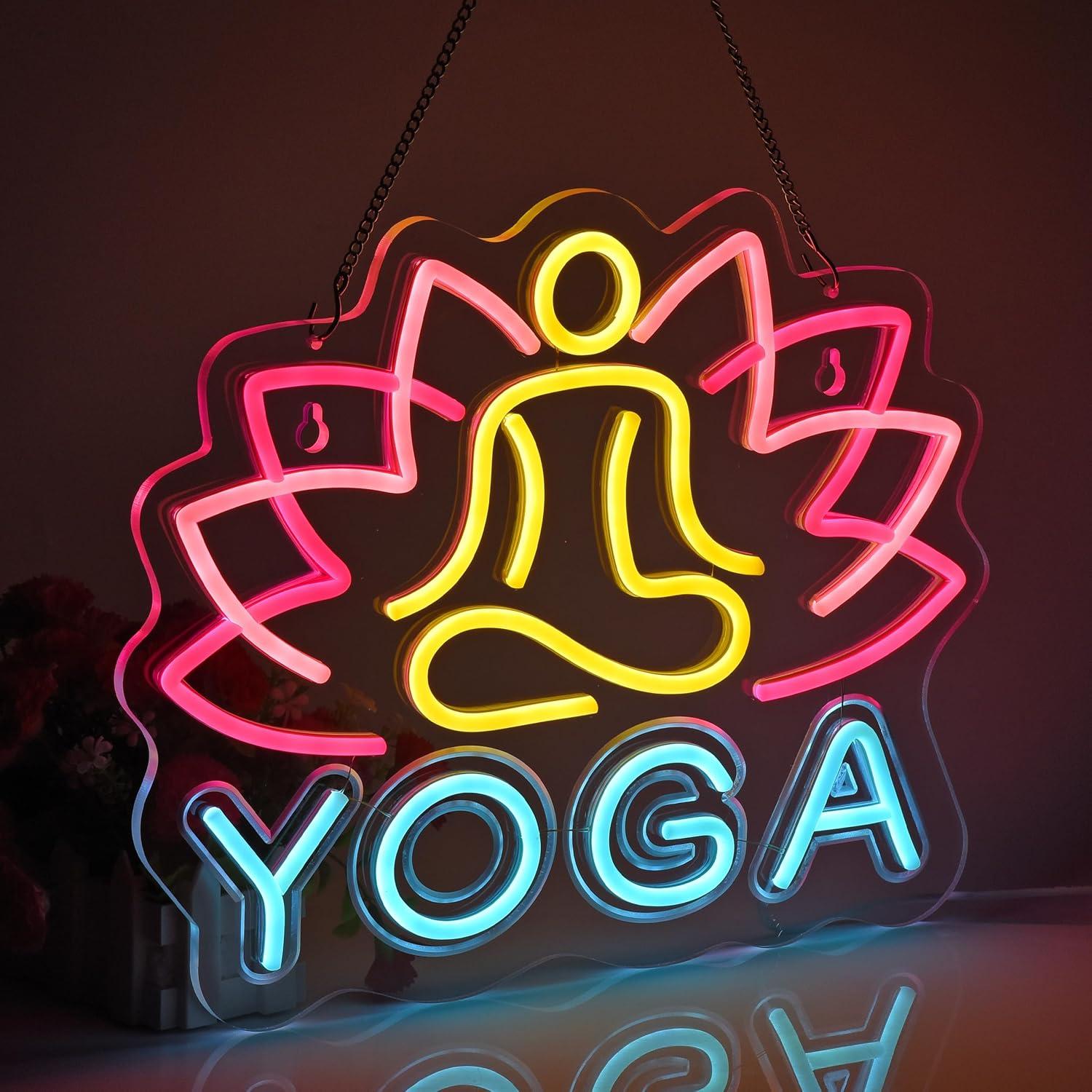 Yoga Neon Sign Neon Lights Han - đánh giá và giá Zen Yoga Fitness