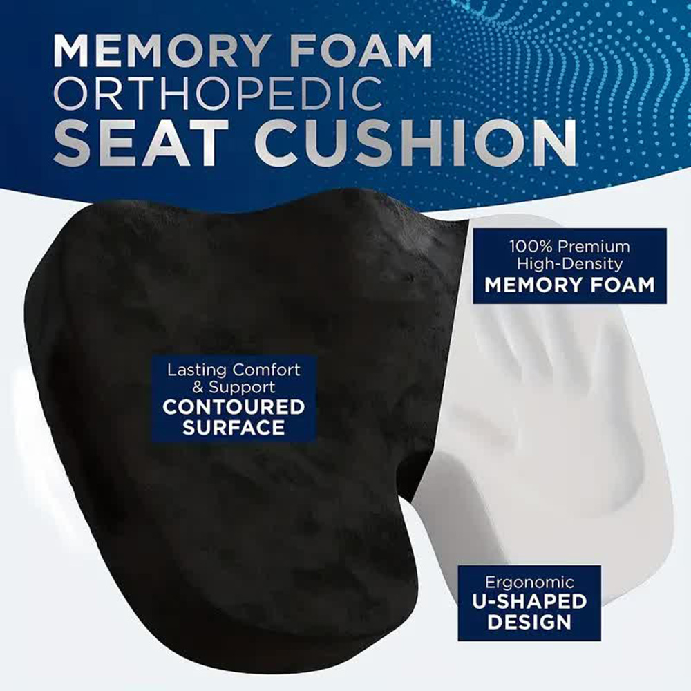 Travel Seat Cushion Memory Foa - đánh giá và giá Hip Thrust Pad
