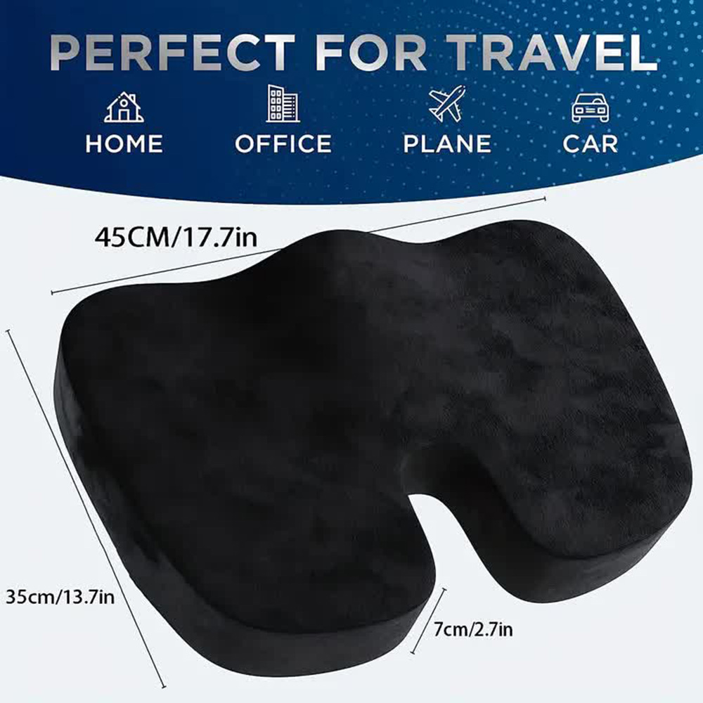 Travel Seat Cushion Memory Foa - đánh giá và giá Hip Thrust Pad