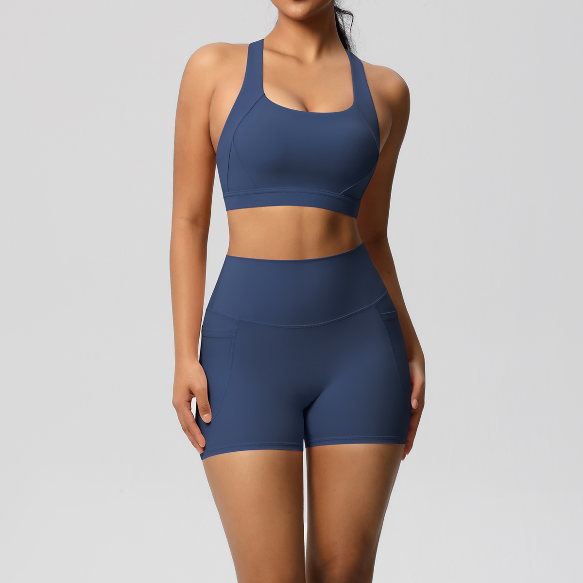 2PCS Sportswear With Pocketed  - đánh giá và giá Yoga En Fitness