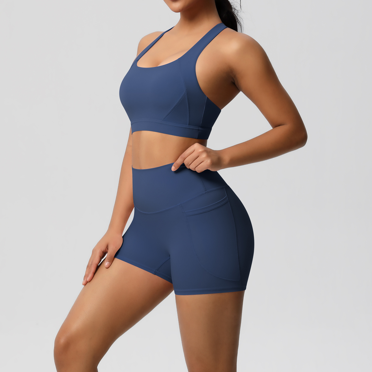 2PCS Sportswear With Pocketed  - đánh giá và giá Yoga En Fitness