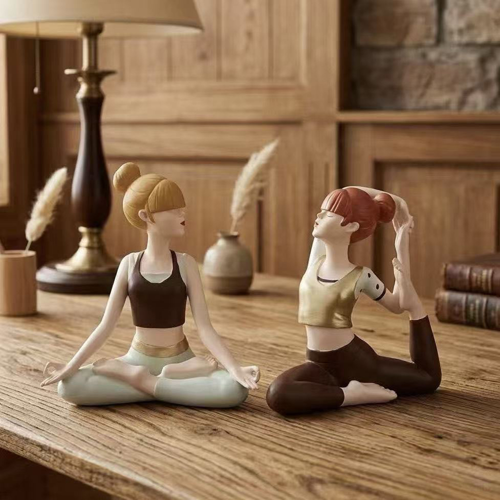 Yoga Girl Statue, Sandstone Te - đánh giá và giá Zen Yoga Fitness